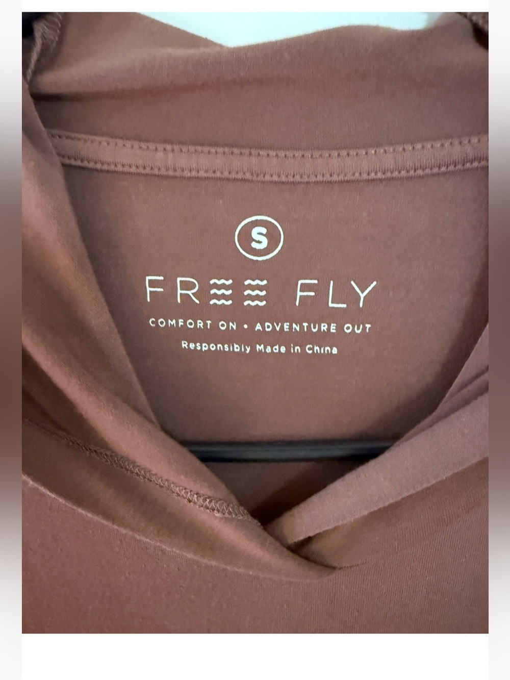 Free Fly Bamboo Lightweight Hoodie II Canyon Clay Small Discontinued